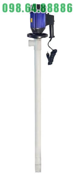 Bơm thùng phuy chuyên dụng cho hóa chất ăn mòn model JDT-600W-PTFE