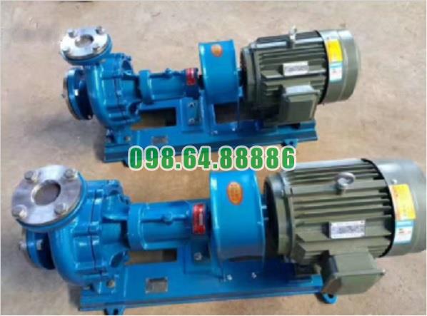 Máy bơm tuần hoàn dầu nóng RY50-32-160 lưu lượng 12.5 m3/h, tốc độ quay 2900 vòng/phút, cột áp 30 m, công suất 3 kW